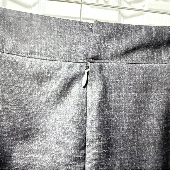 NWOT J.Crew wool gray Pencil skirt in lightweight  zipper midi work office - Picture 7 of 9